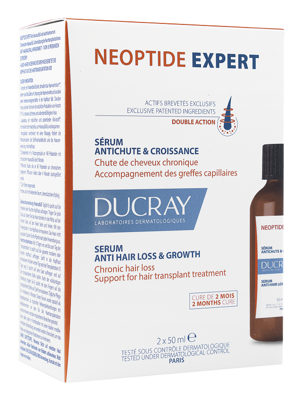 DUCRAY NEOPTIDE EXPERT SIERO ANTICADUTA 2 PEZZI DA 50 ML - Antica Farmacia Ferrari