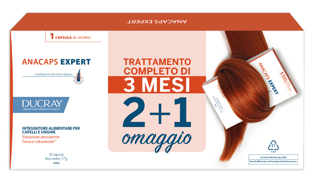 DUCRAY ANACAPS EXPERT CAPELLI E UNGHIE 3 X 30 CAPSULE - Oltrefarma