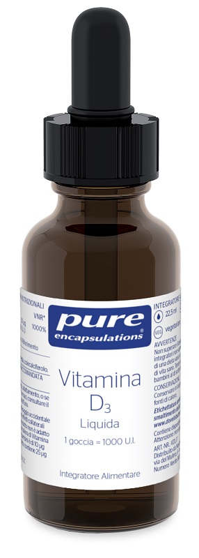 PURE ENCAPSULATIONS VITAMINA D3 LIQUIDA 22,5 ML - Oltrefarma