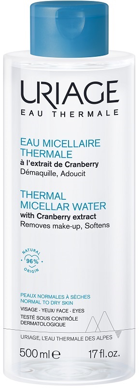 URIAGE EAU MICELLAIRE THERMALE PELLI NORMALI SECCHE 500 ML - Oltrefarma