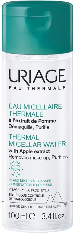 URIAGE EAU MICELLAIRE THERMALE PELLI MISTE GRASSE FLACONE 100 ML - Oltrefarma