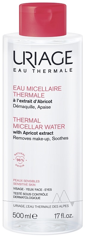 URIAGE EAU MICELLAIRE THERMALE PELLI SECCHE FLACONE 500 ML - Oltrefarma