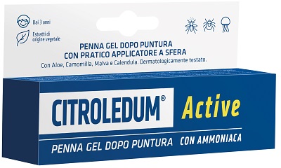CITROLEDUM PENNA DOPOPUNTURA CON AMMONIACA ACTIVE 15 ML - Antica Farmacia Ferrari