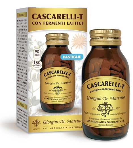 CASCARELLI T PASTIGLIE 180 PASTIGLIE CON FERMENTI LATTICI - Antica Farmacia Ferrari