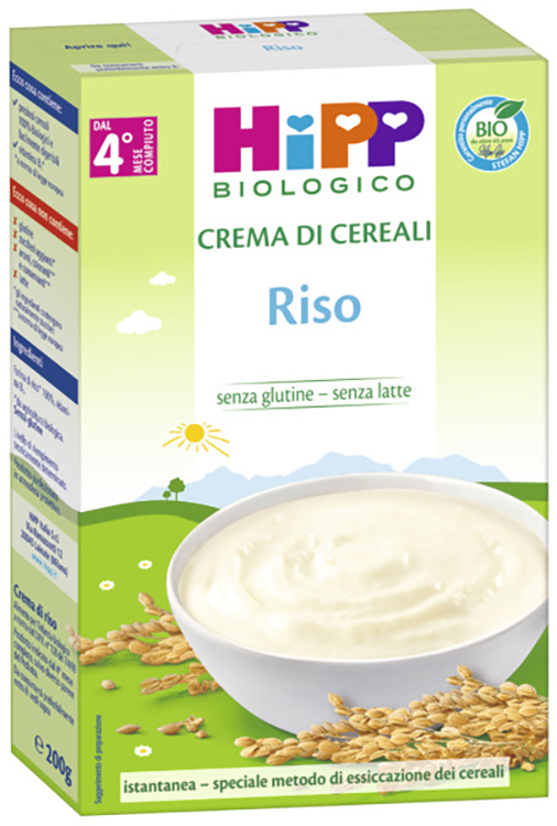 HIPP BIO CREMA CEREALI RISO 200 G - Oltrefarma