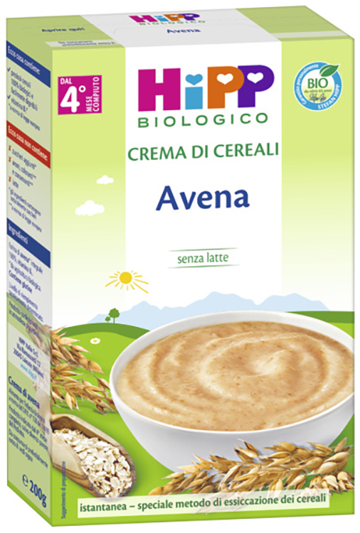 HIPP BIO CREMA CEREALI AVENA 200 G - Oltrefarma
