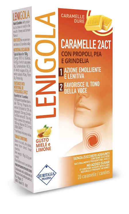 LENIGOLA 2ACT CARAMELLE DURE 20 PEZZI - Oltrefarma