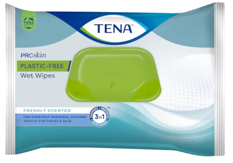 TENA WET WIPES PLASTIC FREE 48 PEZZI - Oltrefarma