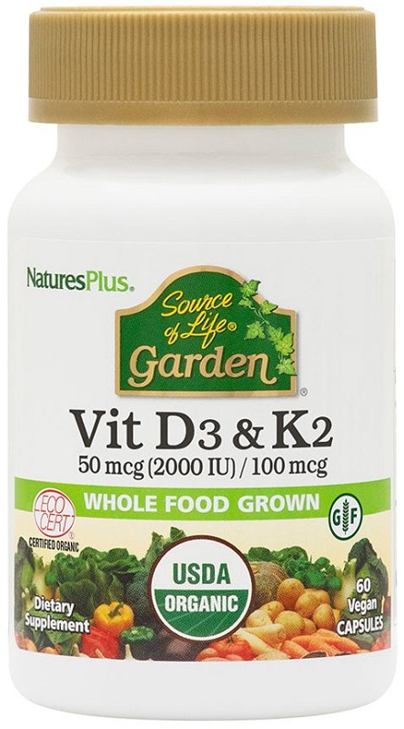VITAMINA D3 & K2 50MCG 2000UI/100MCG 60 CAPSULE - Oltrefarma