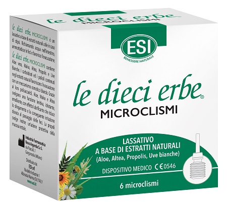 ESI LE DIECI ERBE MICROCLISMI 6 PEZZI - Antica Farmacia Ferrari