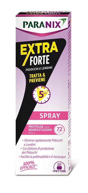 SPRAY EXTRA FORTE PARANIX PER PIDOCCHI E LENDINI 100 ML - Antica Farmacia Ferrari