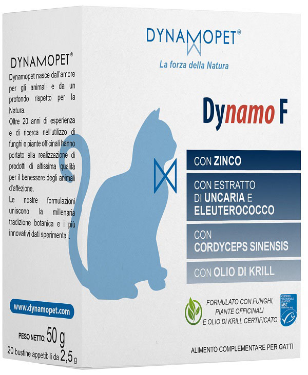 DYNAMO F GATTI 20 BUSTINE APPETIBILI DA 2,5 G - Oltrefarma