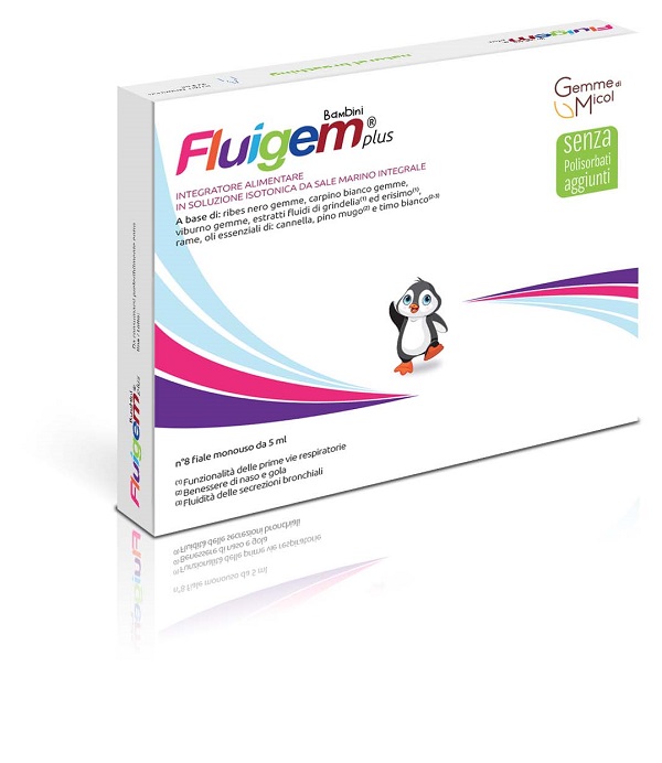 FLUIGEM PLUS BAMBINI 8 FIALE DA 5 ML - Oltrefarma