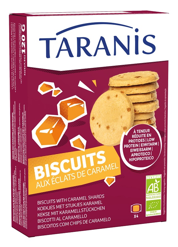 TARANIS BISCOTTI AL CARAMELLO 120 G - Oltrefarma