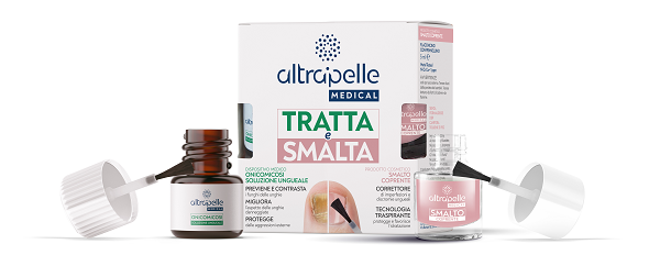 ALTRAPELLE MEDICAL TRATTA E SMALTA SOLUZIONE UNGUEALE 7 ML + SMALTO 5 ML - Oltrefarma