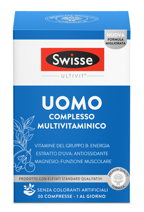 SWISSE MULTIVITAMINICO UOMO 30 COMPRESSE - Oltrefarma