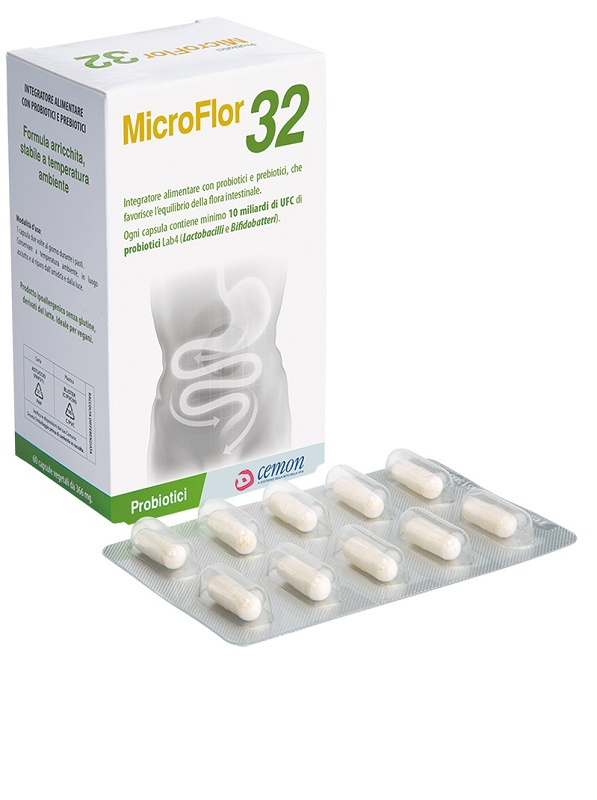 MICROFLOR 32 60 CAPSULE 366 MG NO FRIGO - Oltrefarma