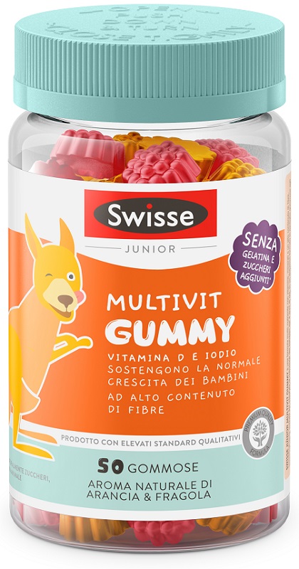 SWISSE JUNIOR MULTIVIT GUMMY 50 PASTIGLIE GOMMOSE - Oltrefarma