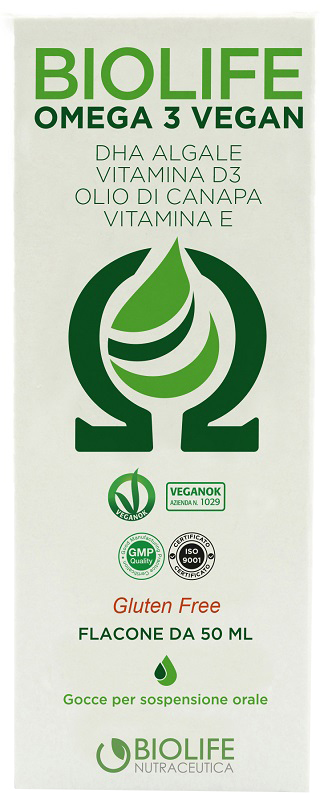 BIOLIFE OMEGA 3 VEGAN 50 ML - Oltrefarma