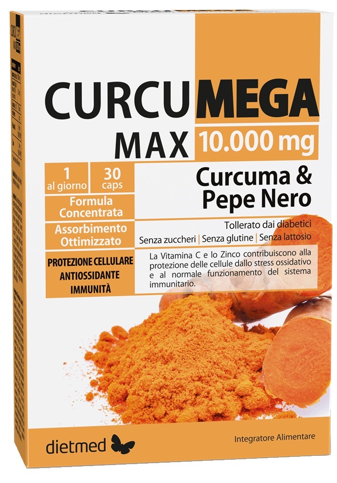 CURCUMEGA MAX 10000MG 30 CAPSULE - Oltrefarma