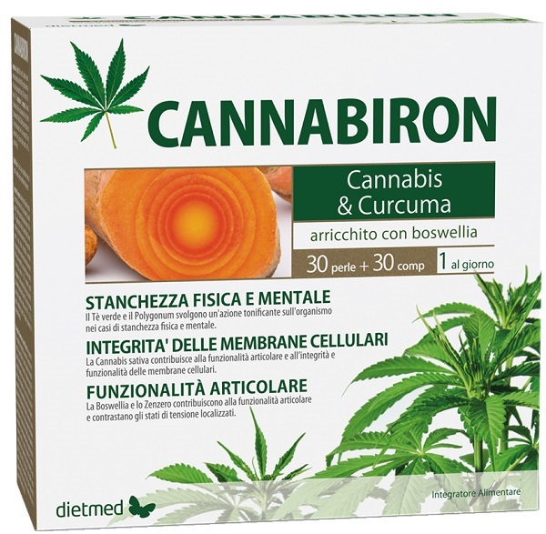 CANNABIRON 30 PERLE + 30 COMPRESSE - Oltrefarma