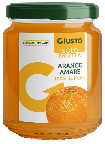GIUSTO SOLO FRUTTA MARMELL ARANCE AMARE 284 G - Oltrefarma