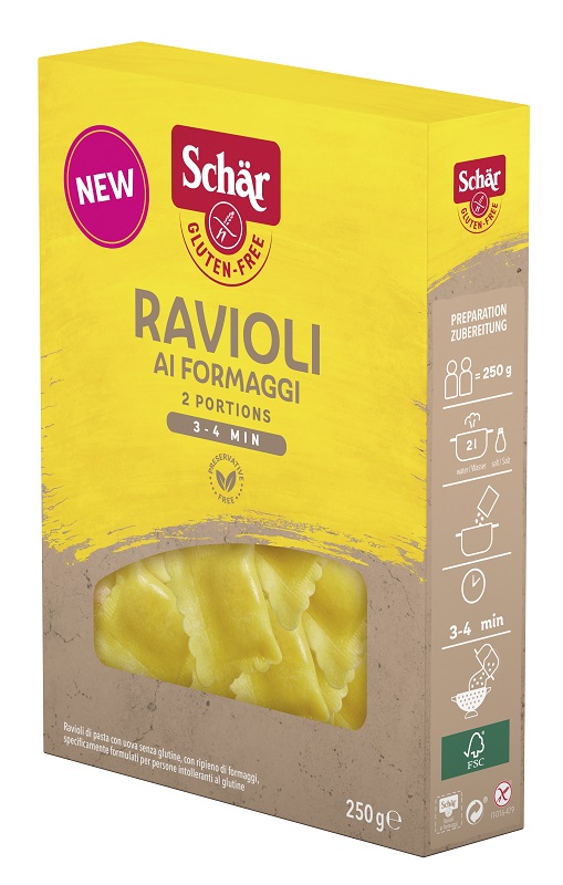 SCHAR RAVIOLI AI FORMAGGI 250 G - Oltrefarma
