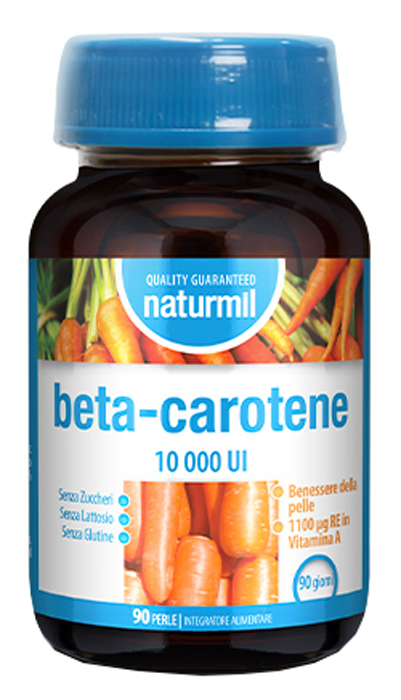 NATURMIL BETA-CAROTENE 10000 UI 90 PERLE - Oltrefarma