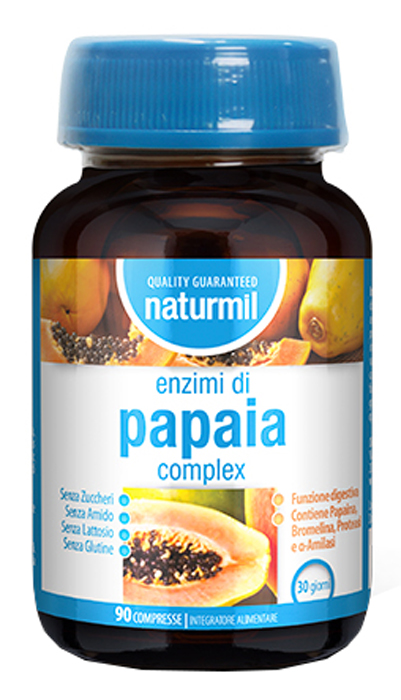 NATURMIL ENZIMI DI PAPAIA COMPLEX 90 COMPRESSE - Oltrefarma