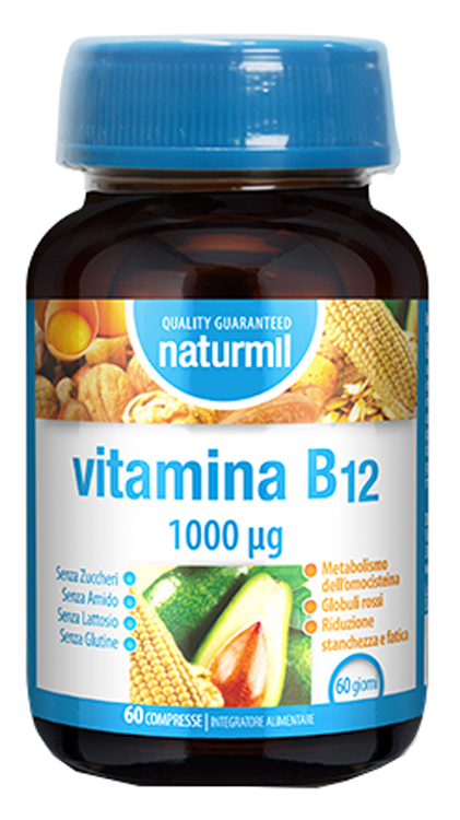 NATURMIL VITAMINA B12 1000 MCG 60 COMPRESSE DA 0,67 G - Oltrefarma