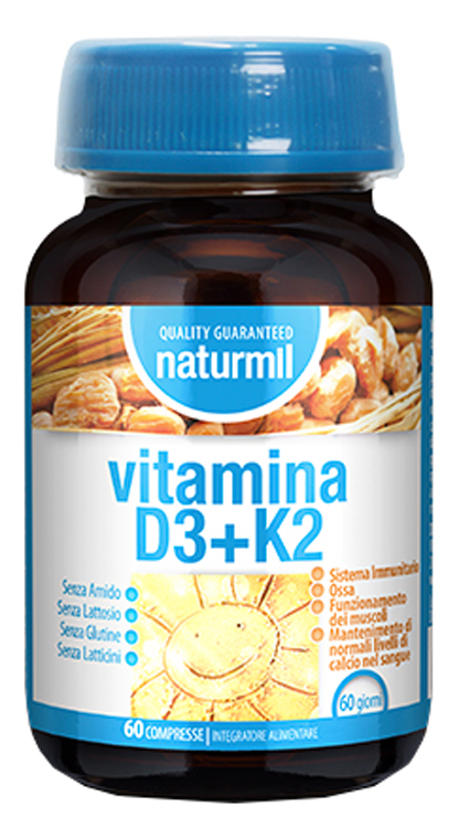NATURMIL VITAMINA D3+K2 60 COMPRESSE - Oltrefarma