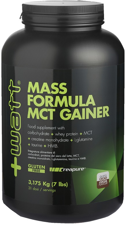 MASS FORMULA MCT GAINER CACAO 3,175 KG - Oltrefarma
