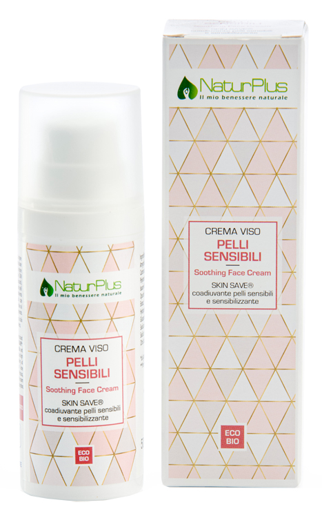 NATURPLUS CREMA VISO PELLI SENSIBILI BIO VEGAN50 ML - Antica Farmacia Ferrari