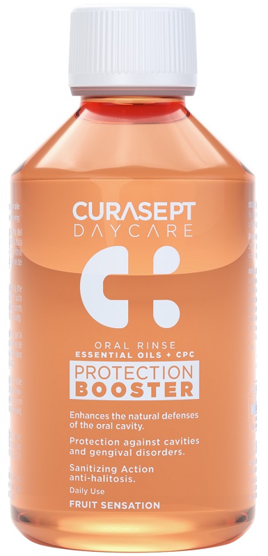 CURASEPT DAYCARE COLLUTORIO PROTECTION BOOSTER FRUIT SENSATION 500 ML - Antica Farmacia Ferrari