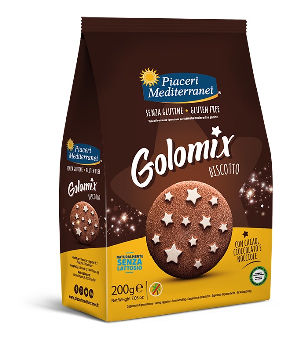 PIACERI MEDITERRANEI GOLOMIX BISCOTTO 200 G - Antica Farmacia Ferrari
