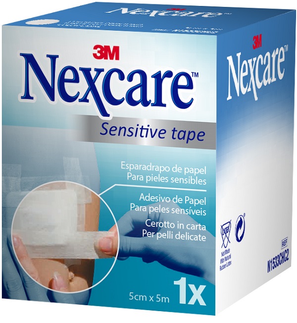CEROTTO SU ROCCHETTO NEXCARE SENSITIVE TAPE 5X500CM - Antica Farmacia Ferrari