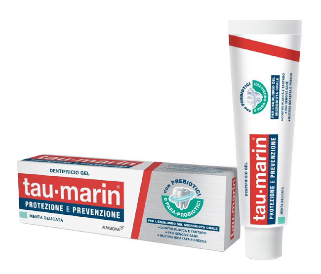 TAU MARIN DENTIFRICIO MENTA DELICATA PROTEZIONE PREVENZIONE 75 ML - Antica Farmacia Ferrari