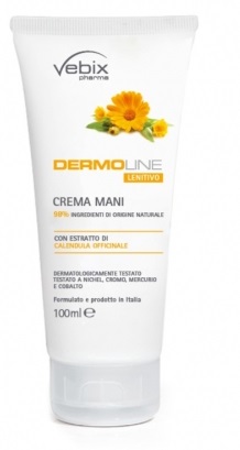 VEBIX DERMOLINE CREMA MANI CALENDULA 100 ML - Oltrefarma