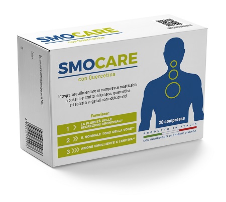 SMOCARE FUMATORI 20 COMPRESSE CON QUERCETINA - Antica Farmacia Ferrari