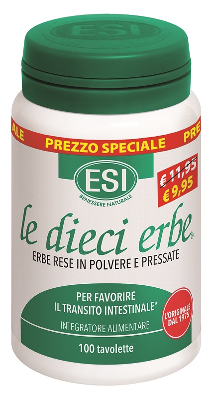 ESI LE DIECI ERBE 100 TAVOLETTE TAGLIO PREZZO - Oltrefarma
