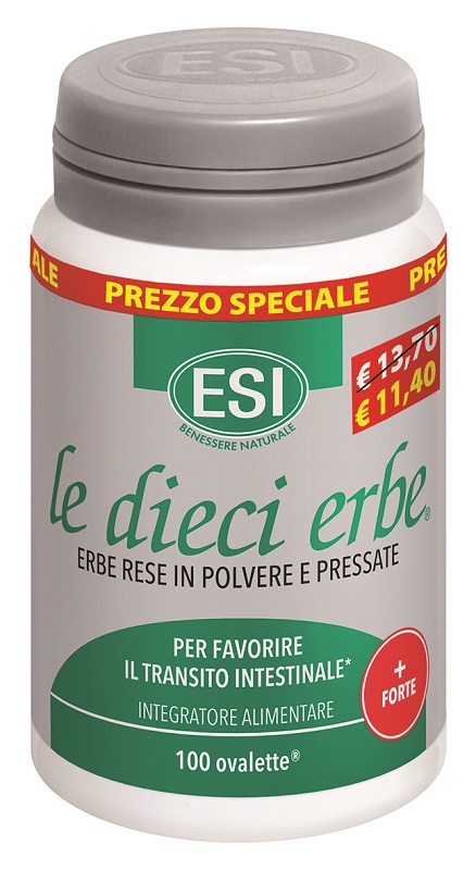 ESI LE DIECI ERBE + FORTE 100 TAVOLETTE TAGLIO PREZZO - Oltrefarma
