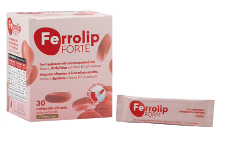 FERROLIP FORTE 30 STICK PACKS DA 1,8 G GUSTO LIMONE - Oltrefarma