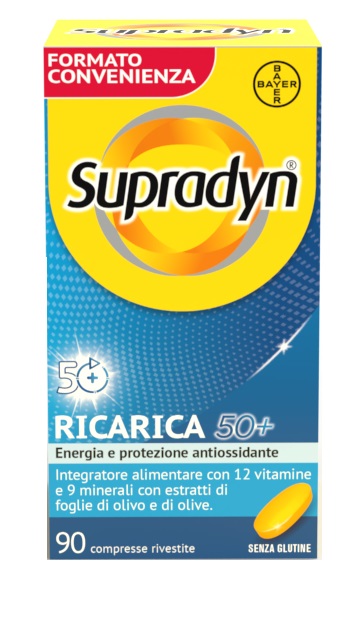 SUPRADYN RICARICA 50+ 90 COMPRESSE RIVESTITE DA 1,25 G SENZA GLUTINE - Antica Farmacia Ferrari