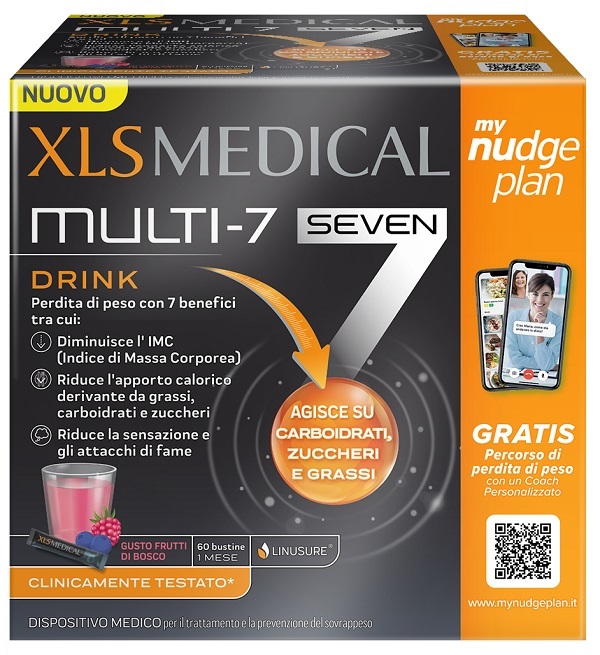 XLS MEDICAL MULTI7 DRINK 60 BUSTINE - Oltrefarma