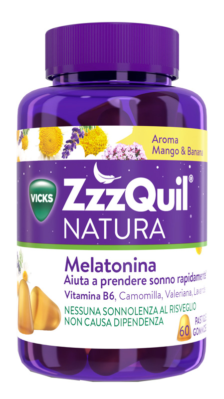ZZZQUIL NATURA MANGO & BANANA 60 PASTIGLIE GOMMOSE - Antica Farmacia Ferrari