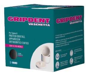 GRIPDENT VASCHETTA PORTA PROTESI DENTALI ED APPARECCHI ORTODONTICI - Oltrefarma