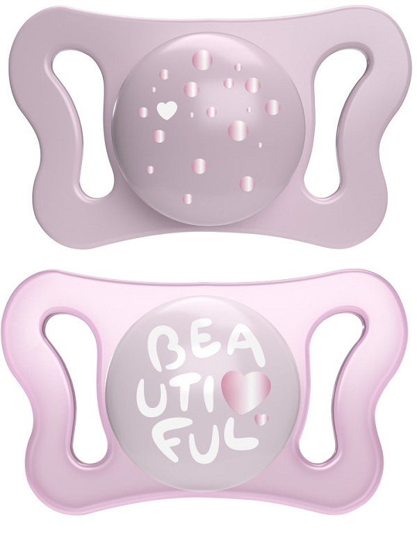 CHICCO SUCCHIETTO MICRO GIRL SILICONE 0-2M 2 PEZZI - Antica Farmacia Ferrari