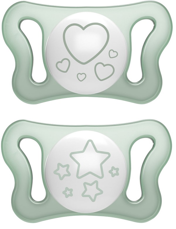 CHICCO SUCCHIETTO MICRO LUMI SILICONE 0-2M 2 PEZZI - Oltrefarma