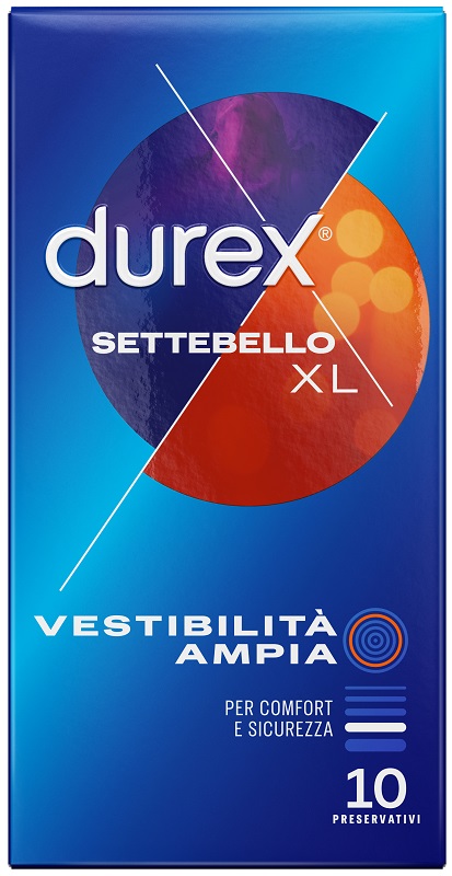 PROFILATTICO DUREX SETTEBELLO EXTRALARGE 10 PEZZI - Antica Farmacia Ferrari