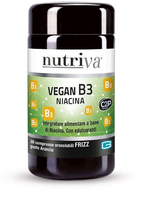 NUTRIVA VEGAN B3 FIZZ 30 COMPRESSE ARANCIA - Oltrefarma